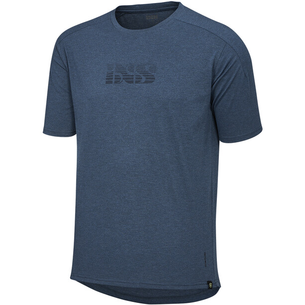 IXS Flow Fade Tech T-shirt Heren, blauw