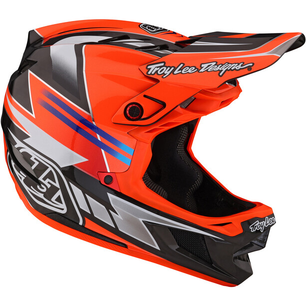Troy Lee Designs D4 Carbon MIPS Helm rot