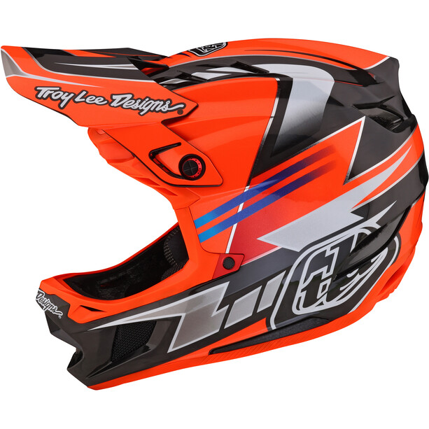 Troy Lee Designs D4 Carbon MIPS Helm rot