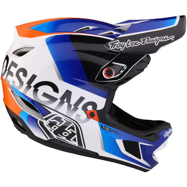 Troy Lee Designs D4 Composite MIPS Helmet white/blue