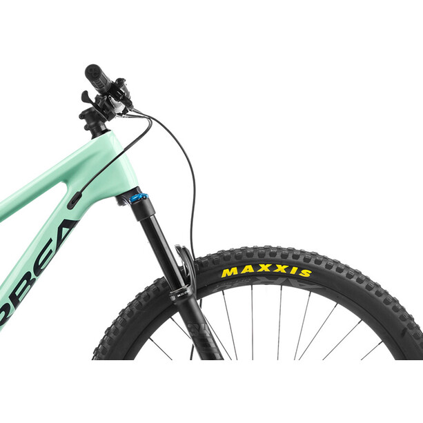 Orbea Occam M30 ice green/jade green carbon view