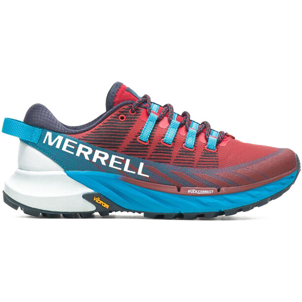 Merrell Agility Peak 4 Schoenen Heren, rood/blauw