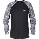 TSG Raglan Stickersleeve LS T-Shirt Mężczyźni, czarny/szary