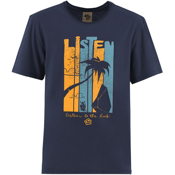 E9 Beach SS Shirt Men, bleu