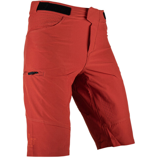 Leatt MTB Trail 3.0 Shorts mit Pad Herren rot