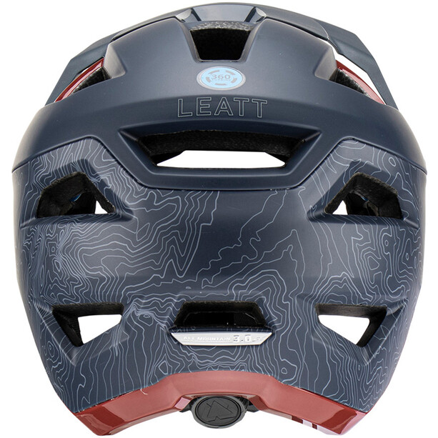 Leatt MTB All Mountain 3.0 Helmet, niebieski/czerwony