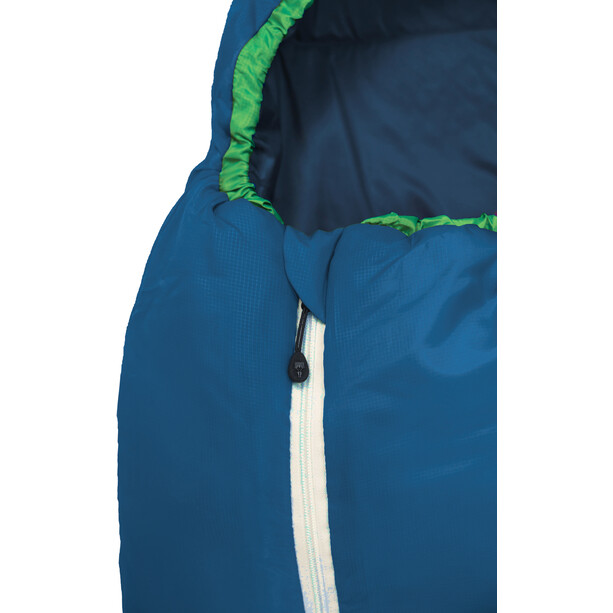 Grüezi-Bag Biopod Wool World Traveller Schlafsack Kinder blau