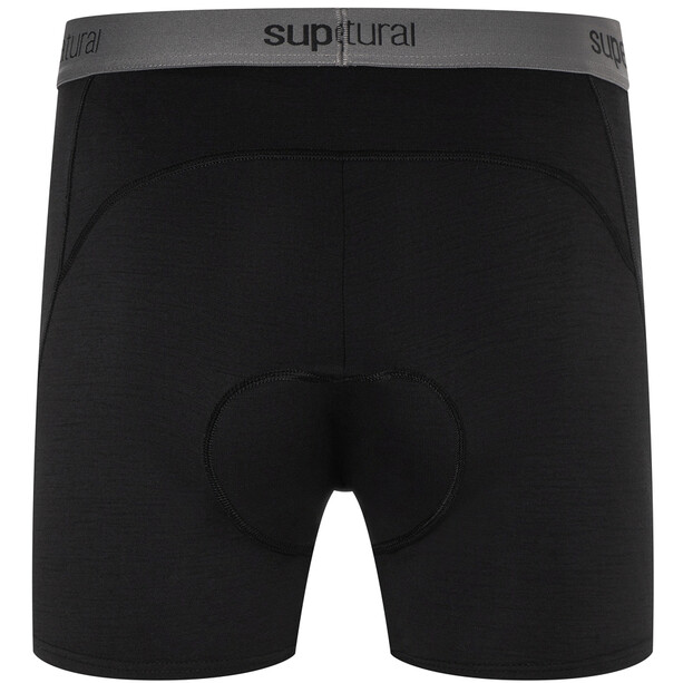 super.natural Gravier Gevoerde shorts Heren, zwart
