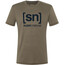 super.natural Logo T-shirt Homme, gris