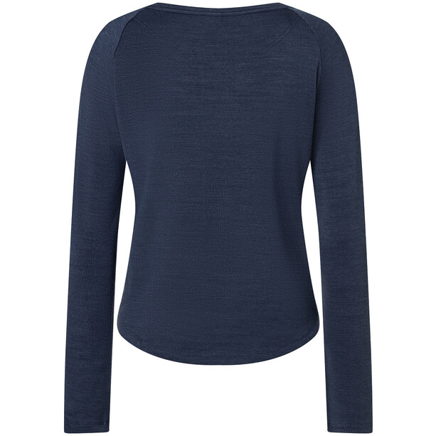super.natural Essential Rundhals Sweater Damen blau