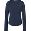 super.natural Essential Rundhals Sweater Damen blau