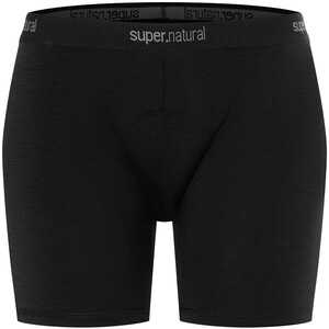 super.natural Grava Padded Shorts Women, czarny czarny