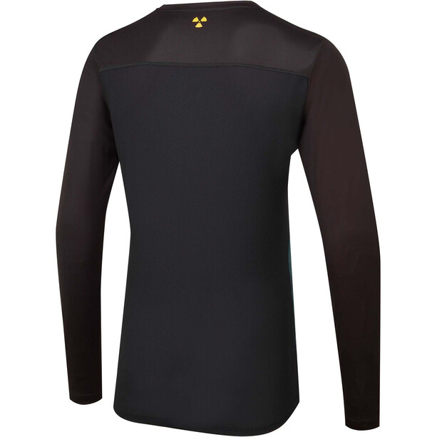 Nukeproof Blackline Distressed Maglia jersey a maniche lunghe Uomo, nero/petrolio