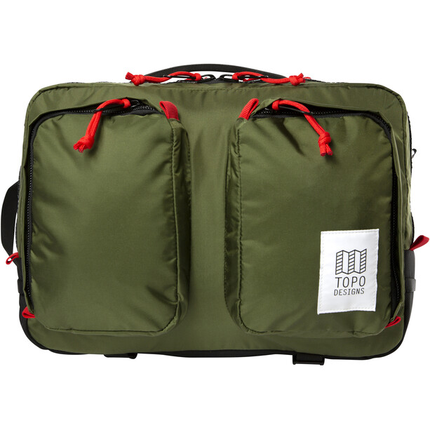 Topo Designs Global Briefcase, verde oliva