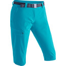 Maier Sports Inara Slim Pantalon 3/4 Femme, turquoise