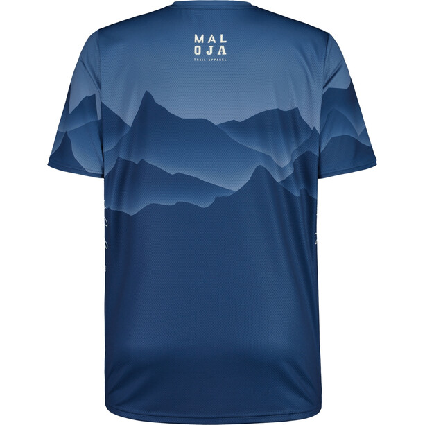 Maloja ChandolinM. Multi T-shirt Heren, blauw