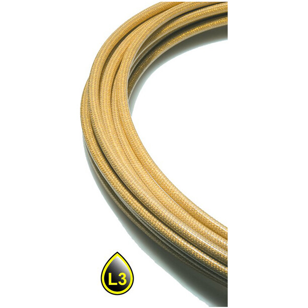 Jagwire LEX SL Shift Cable Housing incl. End Caps 10m 4,5mm gold medal