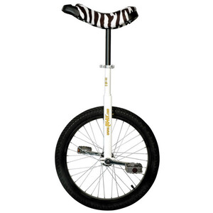 QU-AX Luxus Ethjulet cykel, hvid hvid