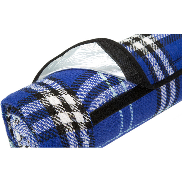 CAMPZ Picknick deken, blauw/wit