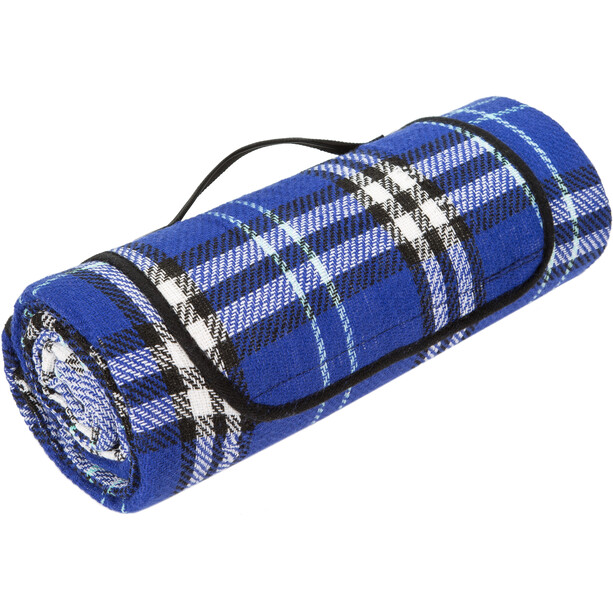 CAMPZ Picknick deken, blauw/wit