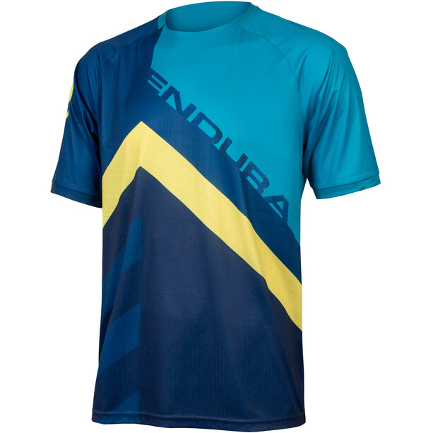 Endura SingleTrack Print LTD T-Shirt Uomo, blu