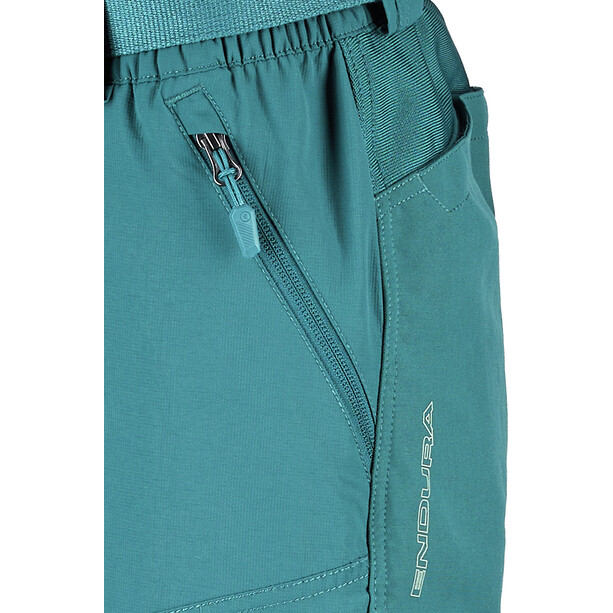 Endura Hummvee 3/4 Shorts met voering Dames, turquoise