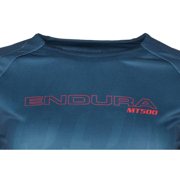 Endura MT500 Print LTD Maglietta a maniche lunghe Donna, blu