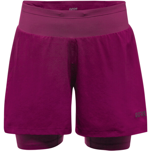 GOREWEAR R5 2-in-1 Shorts Dames, violet