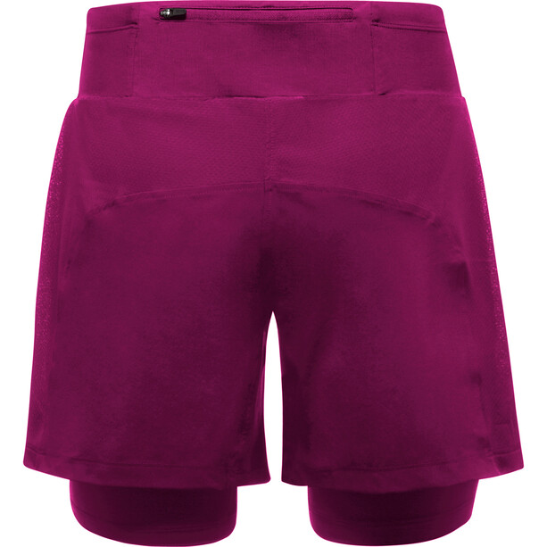 GOREWEAR R5 Short 2 en 1 Femme, violet