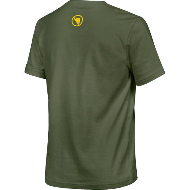 Endura One Clan Organic T-Shirt Bambino, verde oliva