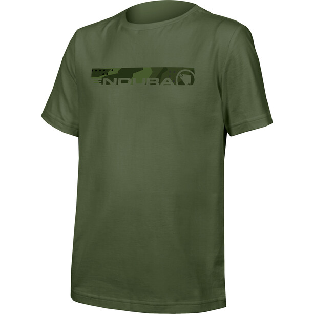 Endura One Clan Organic T-Shirt Kinder oliv