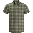 Jack Wolfskin Highlands SS-skjorte Herrer, grøn