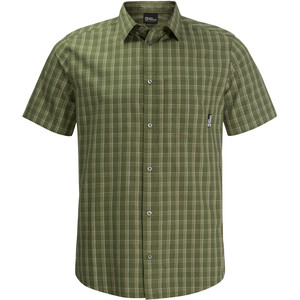 Jack Wolfskin Hot Springs Shirt met korte mouwen Heren, groen groen