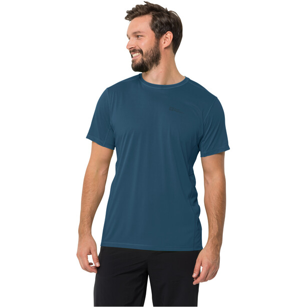 Jack Wolfskin Prelight T-shirt Heren, blauw