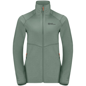 Jack Wolfskin Fortberg Giacca con zip frontale Donna, verde verde