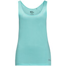 Jack Wolfskin Pack & Go Tank Top Dames, turquoise