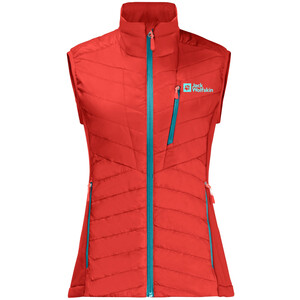 Jack Wolfskin Routeburn Pro Gilet isolante Donna, rosso rosso