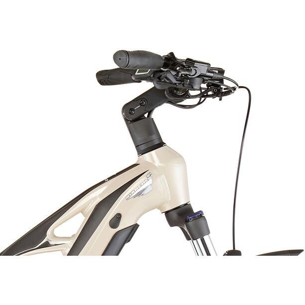 Bianchi E-Vertic T-Type Step-Through Deore Naiset, beige