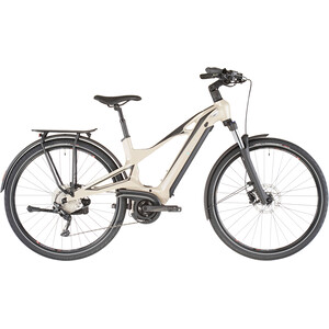 Bianchi E-Vertic T-Type Step-Through Deore Mujer, beige beige