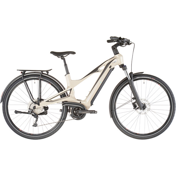 Bianchi E-Vertic T-Type Step-Through Deore Naiset, beige