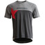 Zimtstern Bulletz Camiseta SS Hombre, negro/gris