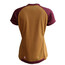 Zimtstern PureFlowz Camiseta SS Mujer, marrón/rojo