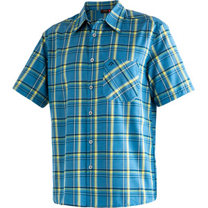 Maier Sports Mauro SS Shirt Men, bleu/vert bleu/vert