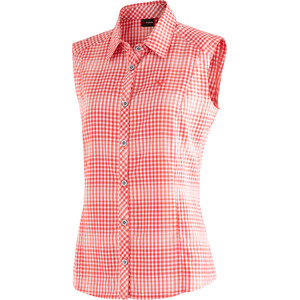 Maier Sports Paloma SL Shirt Women red check red check