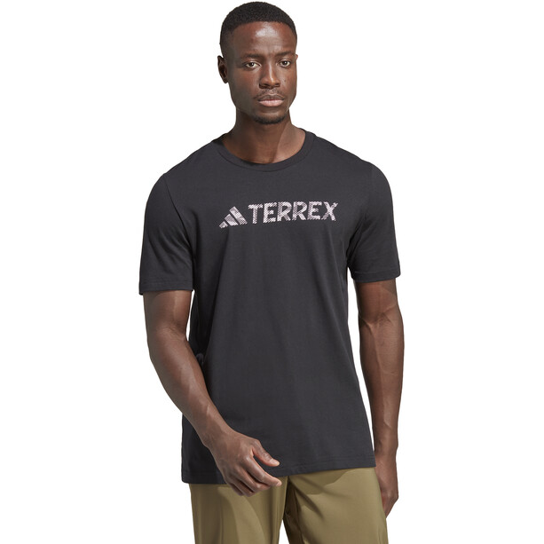adidas TERREX Clasic Logo Tee Hombre, negro