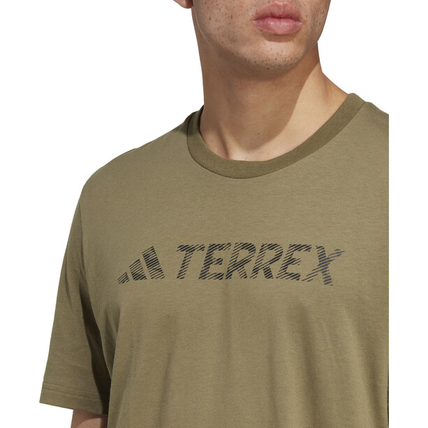 adidas TERREX Clasic Logo Tee Miehet, oliivi