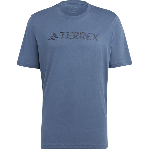 adidas TERREX Clasic Logo Koszulka Mężczyźni, niebieski