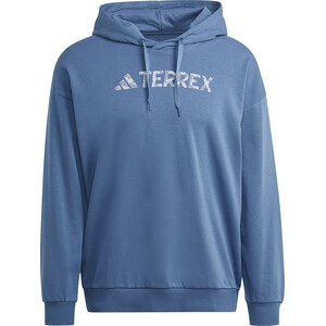 adidas TERREX Large Logo Hoody Unitefit Herren blau blau