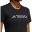 adidas TERREX Logo T-shirt Dames, zwart