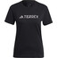 adidas TERREX Logo T-shirt Dames, zwart